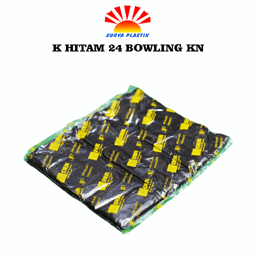 [3088] K HITAM 24 BOWLING KN ISI 32@300 PAK