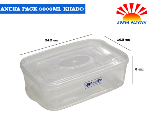 [3373] ANEKA PACK 3000ML KHADO@12DZN