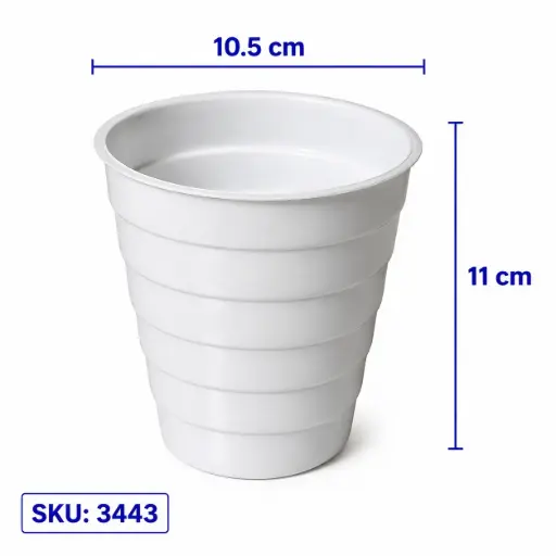 [3443] POT CEMARA 505 PUTIH@40DZ