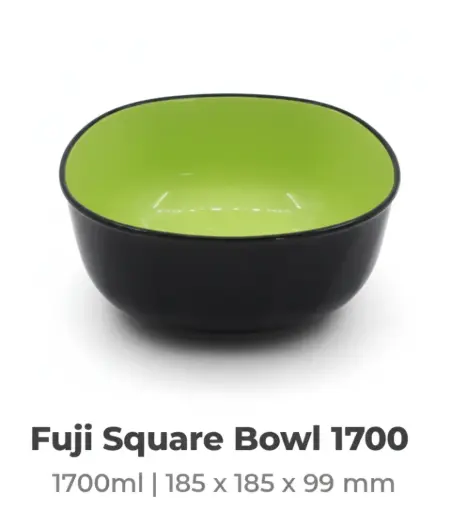 [9930] MGK FUJI SQUARE BOWL 1700ML BIGGY