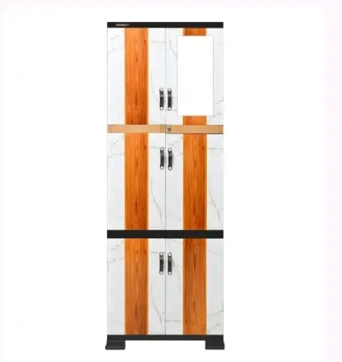 [FUR000008] LEMARI ICBC 256 5R GC TEAKWOOD 1
