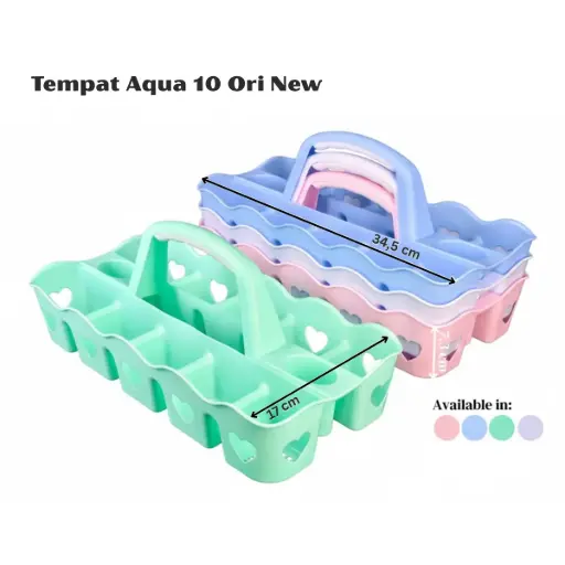 [PNO000009] TEMPAT GELAS AQUA 10 ORI NEW@10DZ