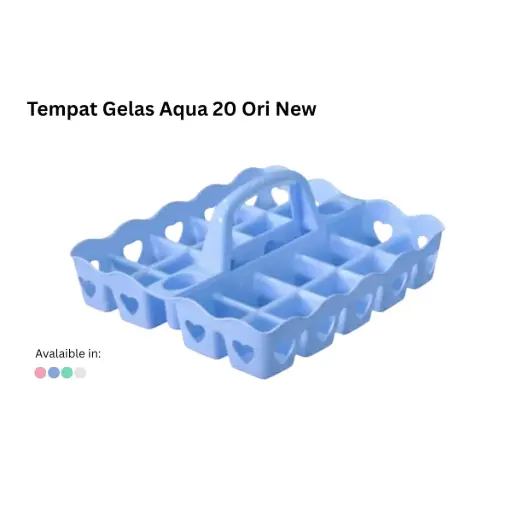 [PNO000012] TEMPAT GELAS AQUA 20 ORI NEW@10DZ