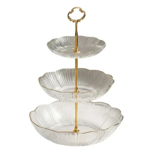 [DPM000052] FRUIT PLATE TRANSPARAN SUSUN 3