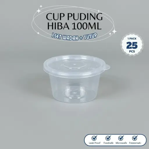 [PKG000017] CUP PUDING HIBA 100ML
