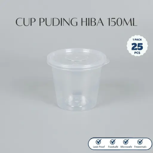[PKG000018] CUP PUDING HIBA 150ML