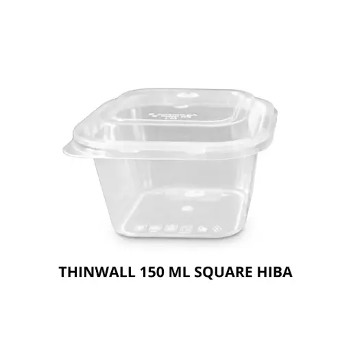 [DPM000076] THINWALL 150ML SQUARE HIBA