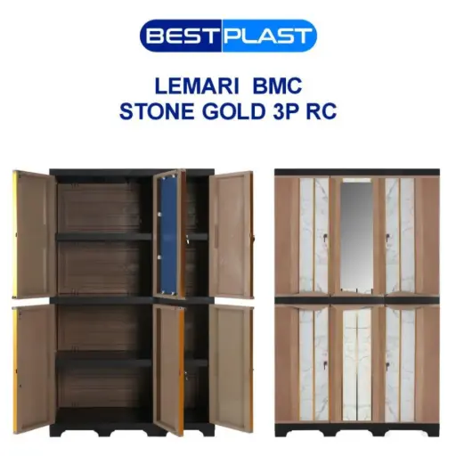 [FUR000060] LEMARI BMC STONE GOLD 3P RC