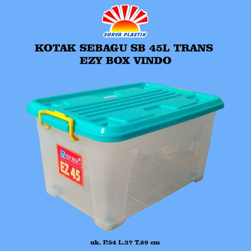 [3868] KOTAK SEBAGU SB 45L TRANS EZY BOX VINDO@6PCS