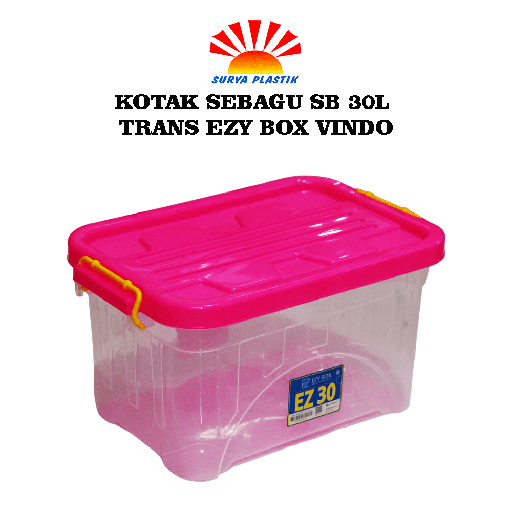 [3870] KOTAK SEBAGU SB 30L TRANS EZY BOX VINDO@1DZ