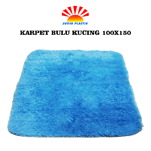 [4164] KARPET BULU KUCING 100X150