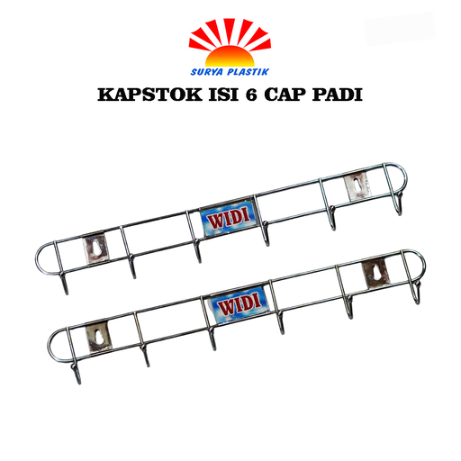 [4169] KAPSTOK ISI 6 CAP PADI