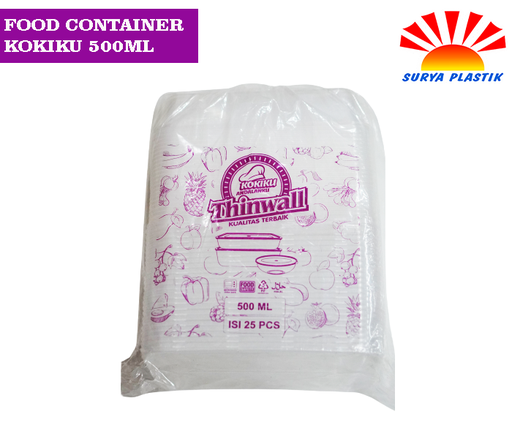 [4430] FOOD CONTAINER KOKIKU 500ML@20PACK