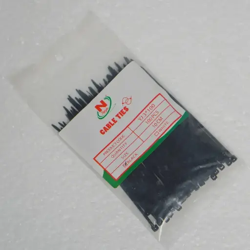 [4447] KABEL TIES HITAM UK 10CM NAGOYA @1000PAK