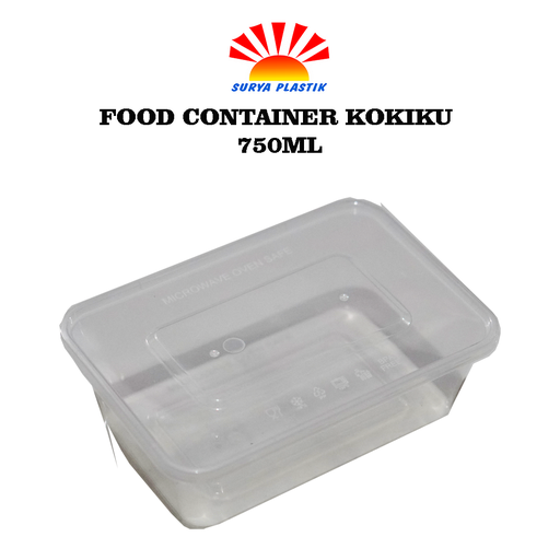 [4512] FOOD CONTAINER KOKIKU 750ML/PCS