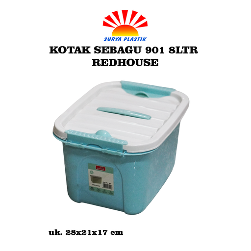[4586] KOTAK SEBAGU 901 8LTR REDHOUSE @2DZ