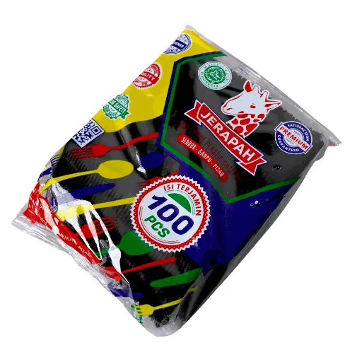 [4731] SENDOK MAKAN DOP HITAM JERAPAH