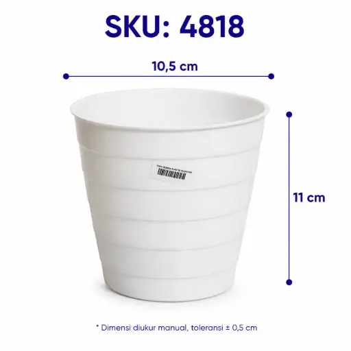 [4818] POT CEMARA 515 PUTIH