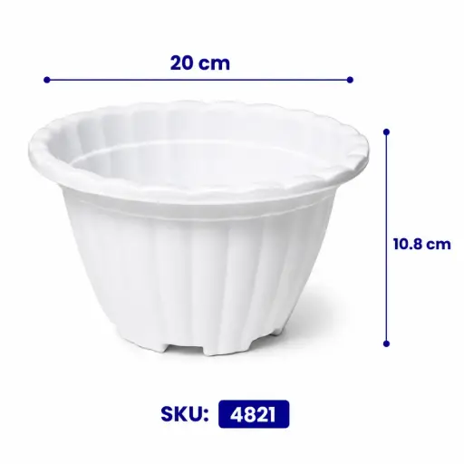 [4821] POT 20 GANTUNG TULIP ORI PUTIH