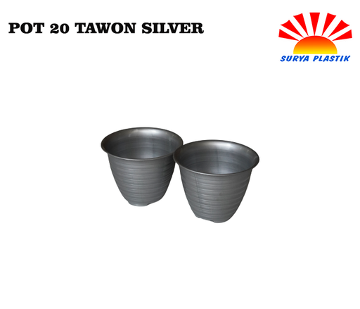 [4832] POT 20 TAWON SILVER