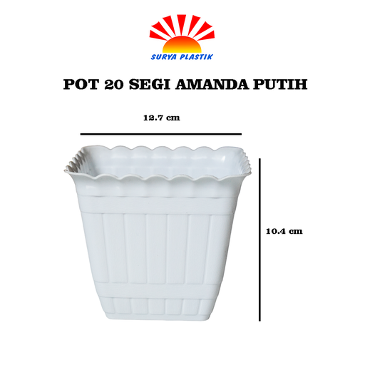 [4850] POT 20 SEGI AMANDA PUTIH