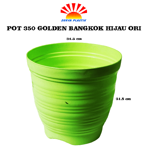 [4862] POT 350 GOLDEN BANGKOK HIJAU