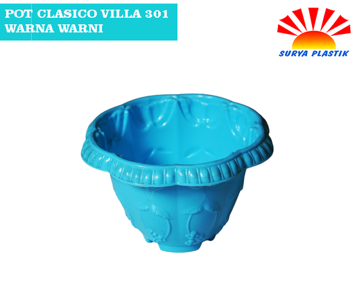 [4868] POT CLASIO VILLA 301 WARNA WARNI