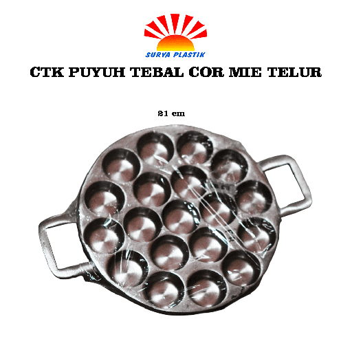 [4890] CTK PUYUH TEBAL COR MIE TELUR