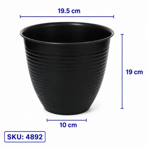 [4892] POT GOCCIE (TINGGI) 221 HITAM