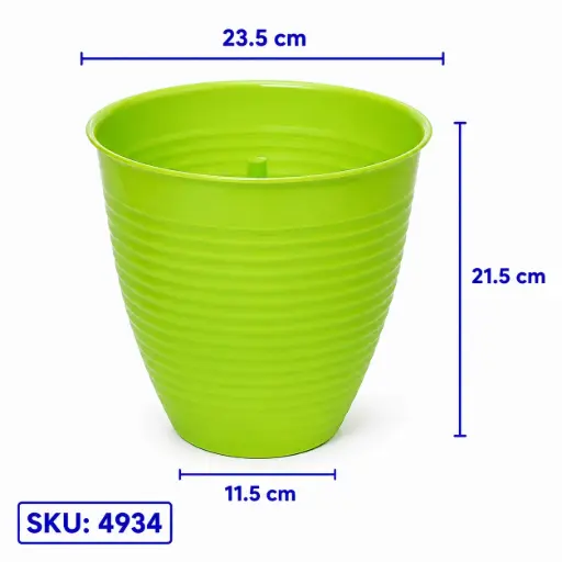 [4934] POT GOCCIE (TINGGI) 281 HIJAU NEON