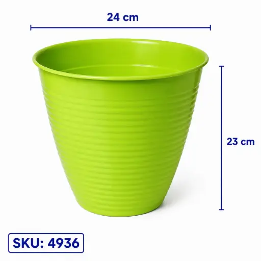 [4936] POT GOCCIE (TINGGI)301 HIJAU NEON
