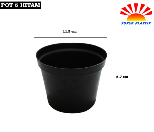 [4942] POT 5 HITAM