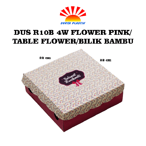 [5031] DUS R10B 4W FLOWER PINK/TABLE FLOWER/BILIK BAMBU