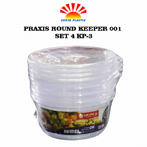 [5166] PRAXIS ROUND KEEPER 001 SET 4 KP