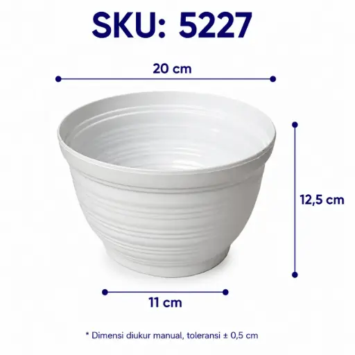 [5227] POT 15 PUTIH GOLDEN HONEY BEE@50DZ