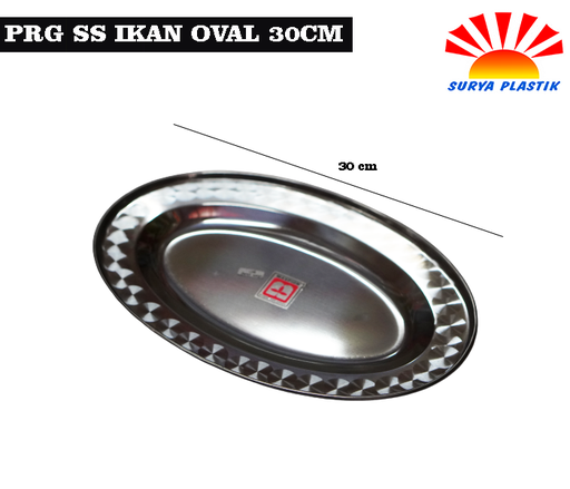 [5330] PRG SS IKAN OVAL 30CM@2LSN