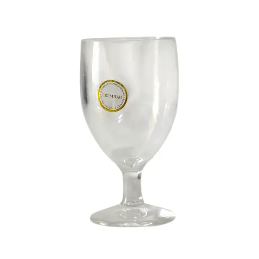 [5362] GELAS WHITE GOBLET MEL 325ML GOLDEN DRAGON@5DZ 872